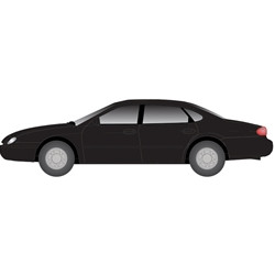 Atlas ~ N Scale ~ 1996 FORD TAURUS EBONY SATIN METALLIC ~ 2907