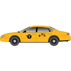 Atlas ~ HO Scale ~ 1996 FORD TAURUS CITY TAXI ~ 30000152