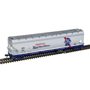 Atlas ~ N Scale ~ MASTER ACF 5748 CENTERFLOW COVERED HOPPER PABST BLUE RIBBON #1875 ~ 50006991