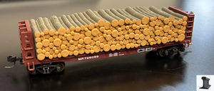 Atlas ~ N Scale ~ Master Pulpwood Flatcar with Load ~ Missouri Pacific #726089 ~ 50006952