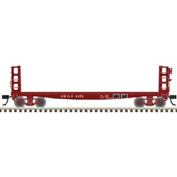 Atlas ~ HO Scale ~ MASTER PULPWOOD FLAT CAR GULF MOBILE & OHIO #3966 ~ 20007580