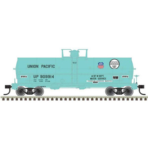 Atlas ~ HO Scale ~ 11,000-Gallon Tank Car w/Platform ~ Ready to Run ~ Master ~ Union Pacific #909949 ~ 20007360