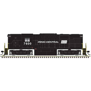 Atlas ~ N Scale ~ Alco RS11 ~ Standard DC ~ Classic Silver ~ Penn Central #7600 ~ 40005880