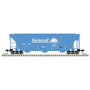 Atlas ~ N Scale ~ PS-2 4427 3-Bay Covered Hopper ~ Ready to Run ~ Master ~ Farmrail GNBC #1004 ~ 50006792