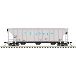 Atlas ~ N Scale ~ PS-2 4427 3-Bay Covered Hopper ~ Ready to Run ~ Master ~ Pillsbury TLDX #5705 ~ 50006796
