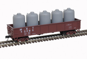 Atlas ~ N Scale ~ Trainman ~ 42' Steel Gondola With Cement Container Load ~ Missouri-Kansas-Texas #43393 ~ 50006756