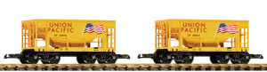 PIKO ~ G Scale ~ UP Ore Car, Flag 2-Pack ~ 38950