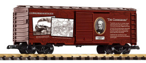 PIKO ~ G Scale ~ RR Nostalgia "Commodore" Boxcar ~ 38962