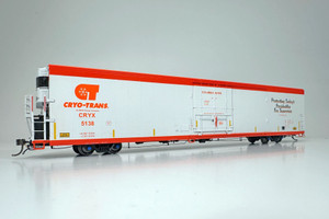 Rapido ~ HO Scale ~ Greenbrier 72' IL 7780 Reefer ~ W/Sound ~ Cryo-Trans ~ Mississippi River #5142 ~ 167501A