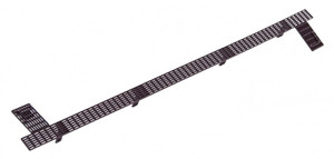 Micro Trains N Scale ~ 40' Cored-Thru PS-1 Steel Roofwalks (12) ~ 49955906