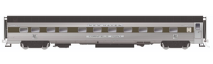 Rapido ~ HO Scale ~ PS 14-4 Sleeper ~ With Skirts ~ New Haven ~ Stratford Point #525 ~ 152009