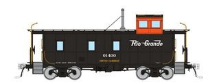 Rapido ~ HO Scale ~ D&RGW End Cupola Steel Caboose ~ Switch Caboose Scheme #01404 ~ 225002