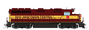Rapido ~ HO Scale ~ EMD GP40 ~ Wisconsin Central #3011 ~ DC/Silent ~ 040031