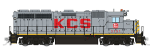 Rapido ~ HO Scale ~ EMD GP40 ~ With Extended Range DB ~ KCS #3152 ~ DC/Silent ~ 040041