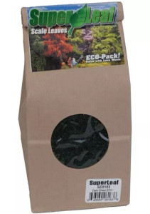 Scenic Express SuperLeaf Scale Model Leaf Flake 24oz ECO-Pack ~ Dark Green ~ 6163