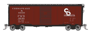 Rapido ~ HO Scale ~ 1937 AAR Boxcar ~ Square Corner ~ Chesapeake & Ohio C&O #5209 ~ 180001A