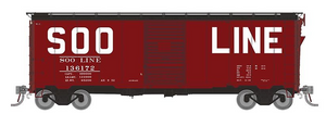 Rapido ~ HO Scale ~ 1937 AAR Boxcar ~ Square Corner ~ Soo Line #136004 ~ 180002A