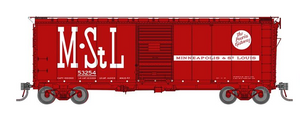 Rapido ~ HO Scale ~ 1937 AAR Boxcar ~ Round Corner ~ Minneapolis & St Louis #53010 ~ 181004A