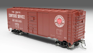 Rapido ~ HO Scale ~ 1937 AAR Boxcar ~ Round Corner ~ Seaboard #19761 ~ 181008A