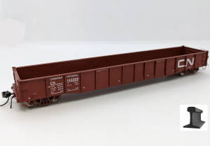 Rapido HO Scale ~ New 52' 6" Mill Gondola ~ Canadian National CN #143044 ~ 50050