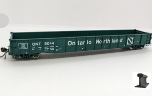 Rapido HO Scale ~ New 52' 6" Mill Gondola ~ Ontario Northland #5044 ~ 50053