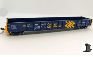 Rapido HO Scale ~ New 52' 6" Mill Gondola ~ Ontario Northland ~ 6 Pack ~ 50054