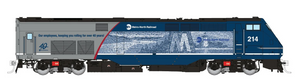 Rapido ~ HO Scale ~ P32AC-DM ~ Metro North - Employee Tribute #214 ~ DC/DCC Sound ~ 085517