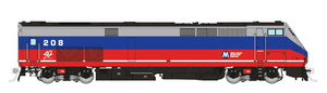 Rapido ~ HO Scale ~ P32AC-DM ~ Metro North #208 ~ DC/Silent ~ 085015