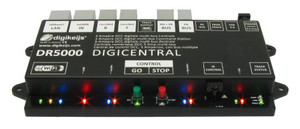Digikeijs DR5000 ~ DCC Command Station ~ LocoNet, XpressNet, RailCom, WiFi, USB ~ With Adjustable Power Supply