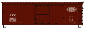 Accurail HO Scale ~ Illinois Terminal ~ 36' Wood Boxcar ~ 1811