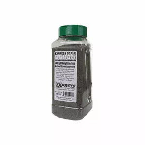 Scenic Express ~ Natural Stone ~ Ballast #40 ~ Light Gray ~ 1 Quart 950mL ~ 0153