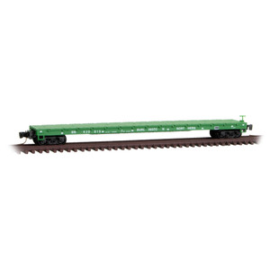 Micro Trains ~ Z Scale ~ Burlington Northern Rd# 630815 ~ Steel Flatcar ~ 52400043