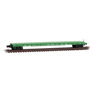 Micro Trains ~ Z Scale ~ Burlington Northern Rd# 630822 ~ Steel Flatcar ~ 52400044