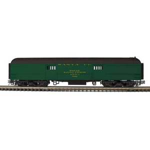 Atlas ~ O Scale ~ Trainman ~ 60' Heavyweight Baggage ~ 2-Rail ~ Santa Fe #1922 ~ 2001380-1