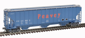 Atlas ~ HO Scale ~ Trainman Thrall 4750 Covered Hopper ~ Peavey #2026 ~ 20006656