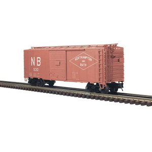 Atlas ~ O Scale ~ Trainman ~ 40' Sliding-Door Boxcar ~ 2-Rail ~ Ready to Run ~ Northampton & Bath ~ 2001295