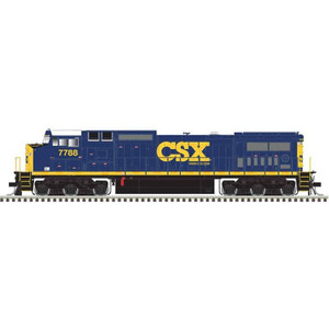Atlas ~ HO Scale ~ Master Silver ~ GE Dash 8-40CW ~ Standard DC ~ CSX #7788 ~ 10004482