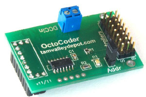 Tam Valley Depot ~ Octocoder ~ Stationary DCC decoder Add-on for Octopus II/III ~ OCD001