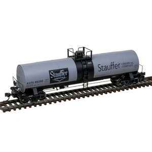 Atlas ~ HO Scale ~ Master ~ ACF 17,360-Gallon Tank Car ~ Ready to Run ~ Stauffer Chemical ACFX #85286 ~ 20007574