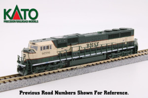 Kato ~ N Scale ~ EMD SD70MAC with Cab Headlight, ESU LokSound 5 DCC, BNSF #9799 ~ 176-6313-S