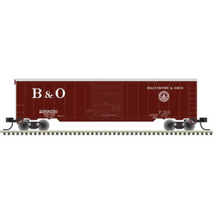 Atlas ~ N Scale ~ Trainman ~ 50' Single-Door Boxcar ~ Ready to Run ~ Baltimore & Ohio #299050 ~ 50006911