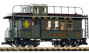 PIKO G Scale ~ Santa Fe SF ~ Wolf Mountain Drovers Caboose #112505 ~ 38666