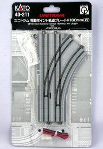 Kato ~ N Scale ~ UNITRAM Street Track Electric Turnout Right ~ 40-213