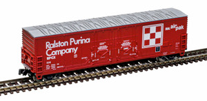 Atlas ~ Z Scale ~ Evans Double Plug Door Boxcar ~ Ralson Purina #114 ~ 75000021