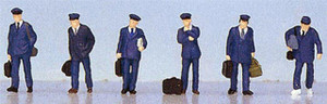 Kato ~ N Scale ~ Train Crew [6 pcs] ~ 24-201
