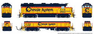 Rapido ~ HO Scale ~ EMD GP39 Mother+Slug ~ Chessie 3916 + #142T ~ DC/DCC/Sound ~ 039522