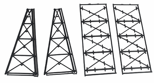 Micro Engineering ~ N Scale ~ Tall Steel Viaduct Tower Kit ~ 75-176