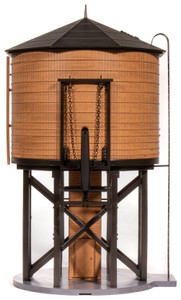 Broadway Limited ~ HO Scale ~ Western Pacific Water Tower With Sound & Motorized Spout ~ 7925