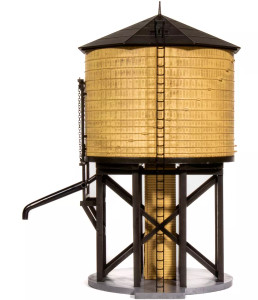 Broadway Limited ~ HO Scale ~ Water Tower ~ Weathered Yellow ~ UNPOWERED ~ 7927