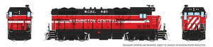Rapido ~ HO Scale ~ CF7 w/ Square Cab ~ Washington Central #401 ~ DC/DCC/Sound ~ 070631